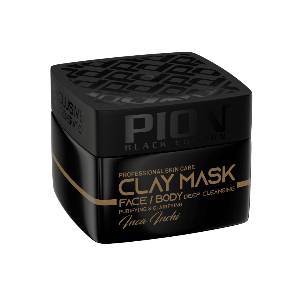 PION BLACK EDITION Face & Body Clay Mask 350g - Inca Inchi