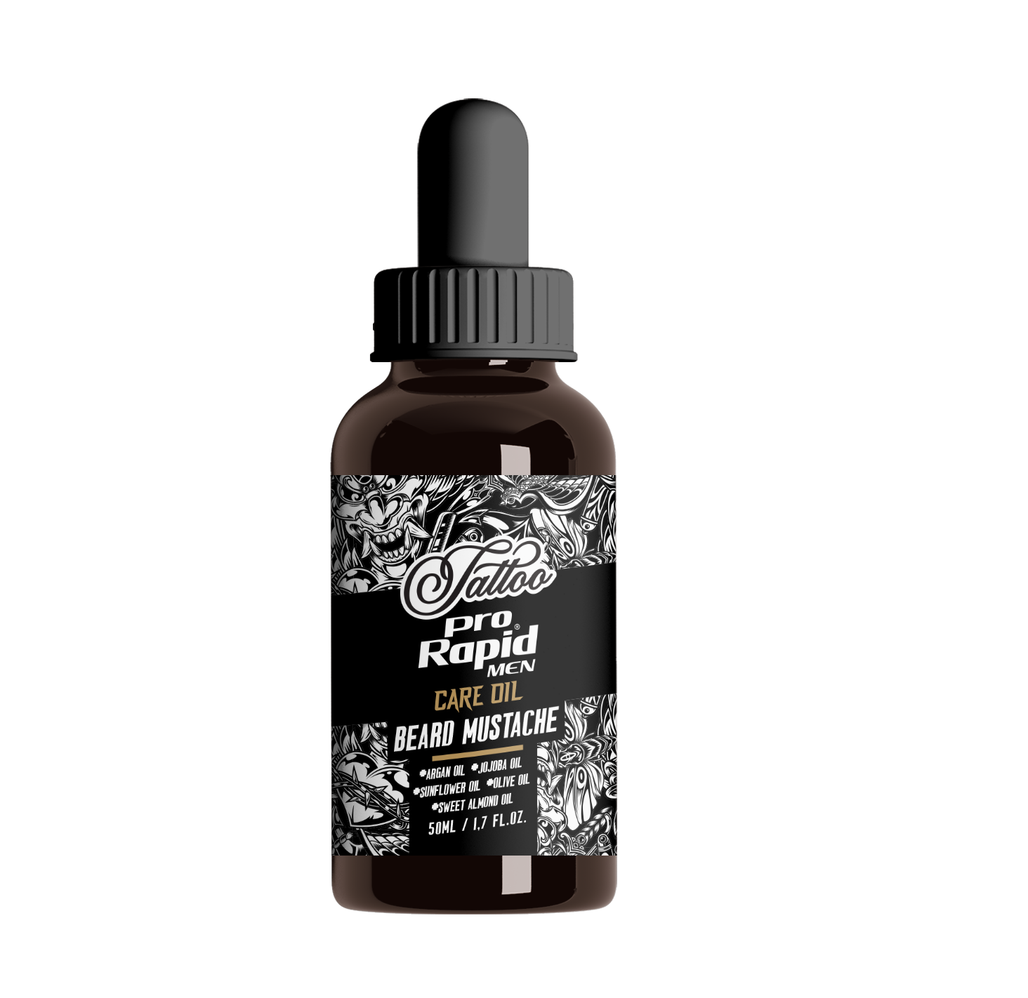 Pro Rapid - BEARD & MUSTACHE CARE OIL 50ml