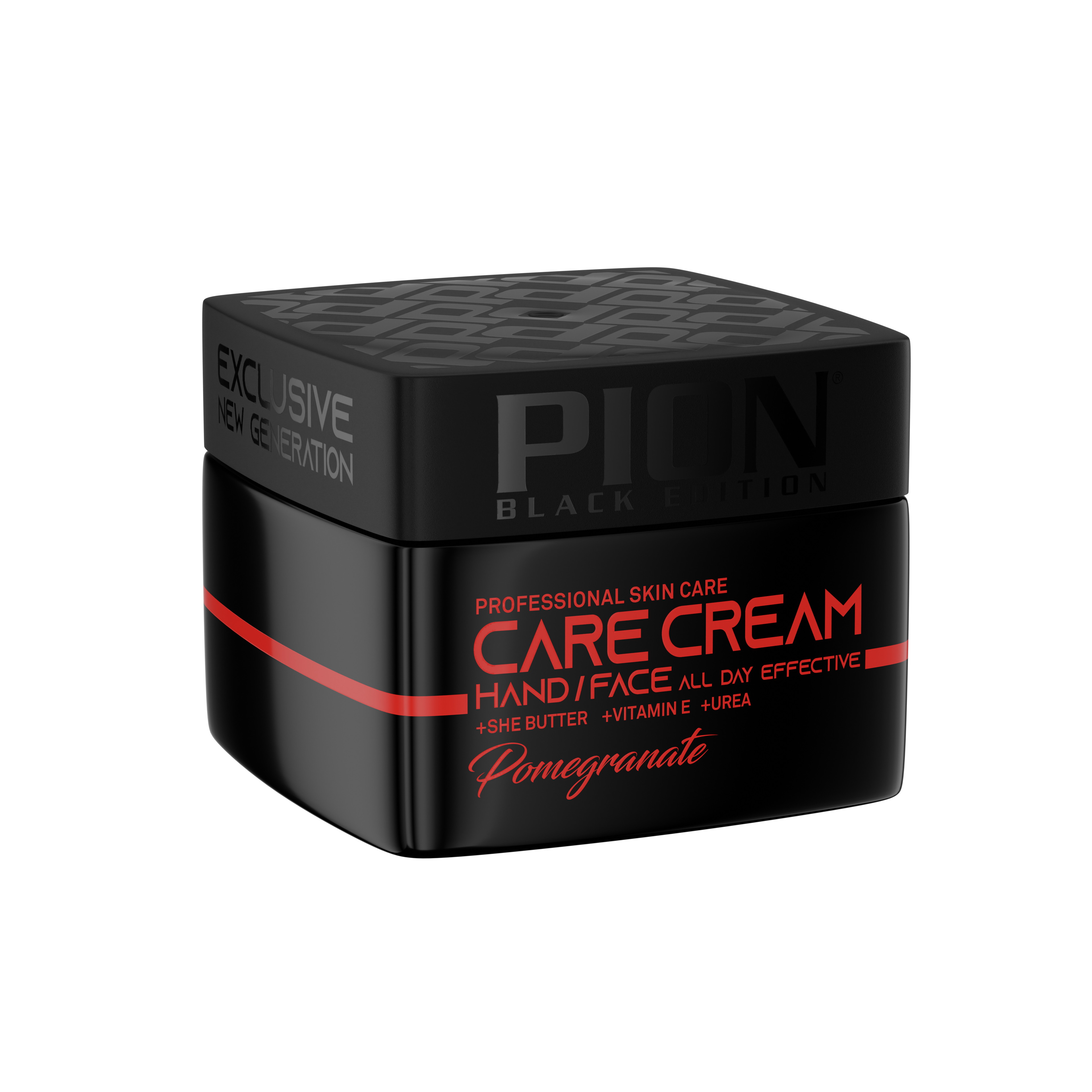 PION BLACK EDITION Hand & Face Cream 240ml - Pomegranate
