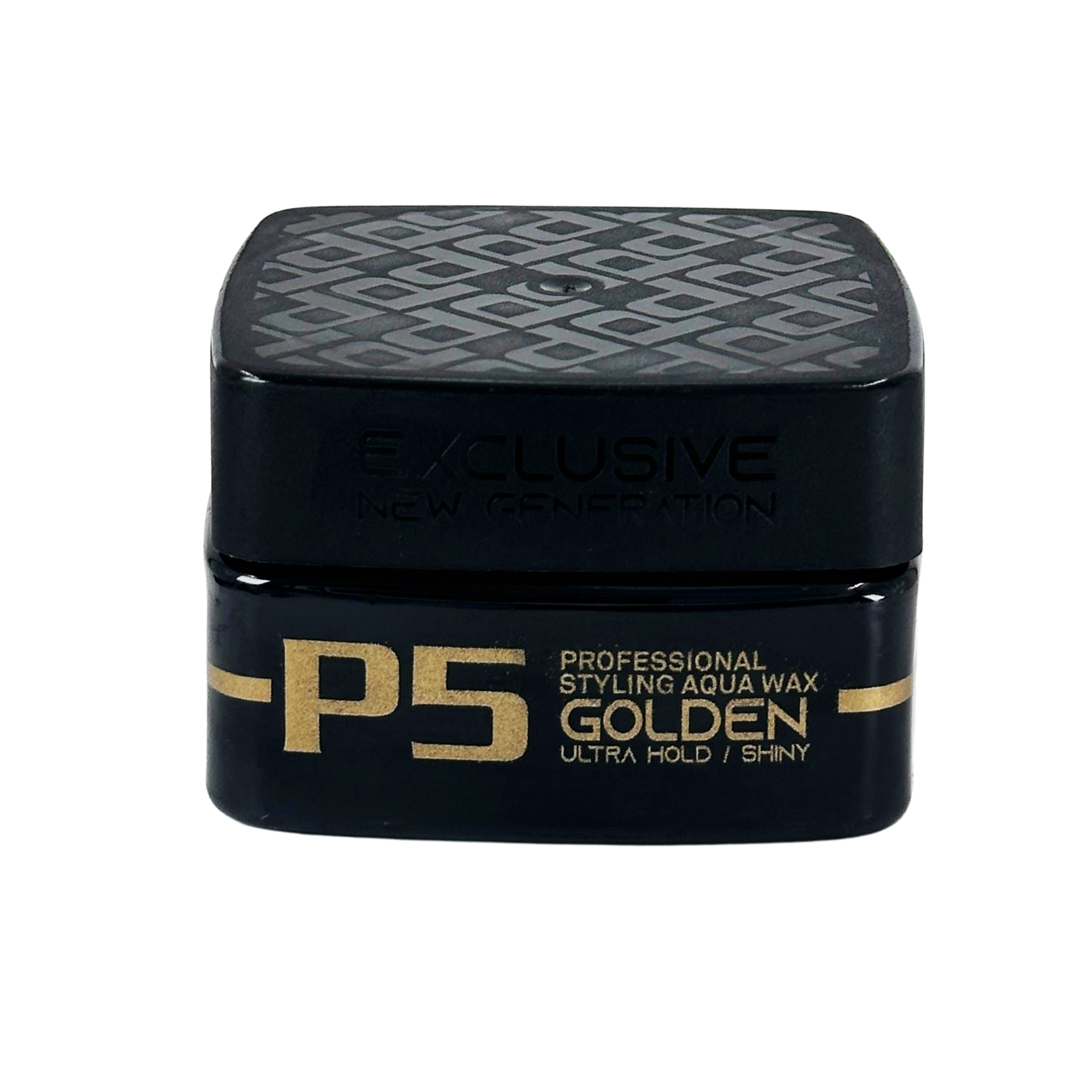 PION BLACK EDITION Hair Styling Wax - P5 - Golden - Ultra Hold 175ml