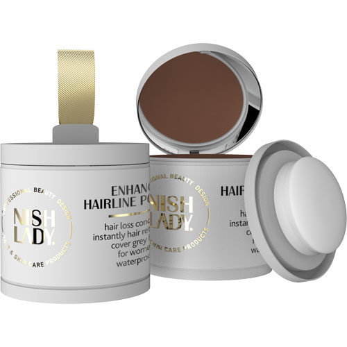 Nishlady - Enhance Hairline Powder 10g - Medium Brown