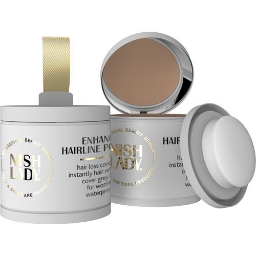 Nishlady - Enhance Hairline Powder 10g - Light Brown