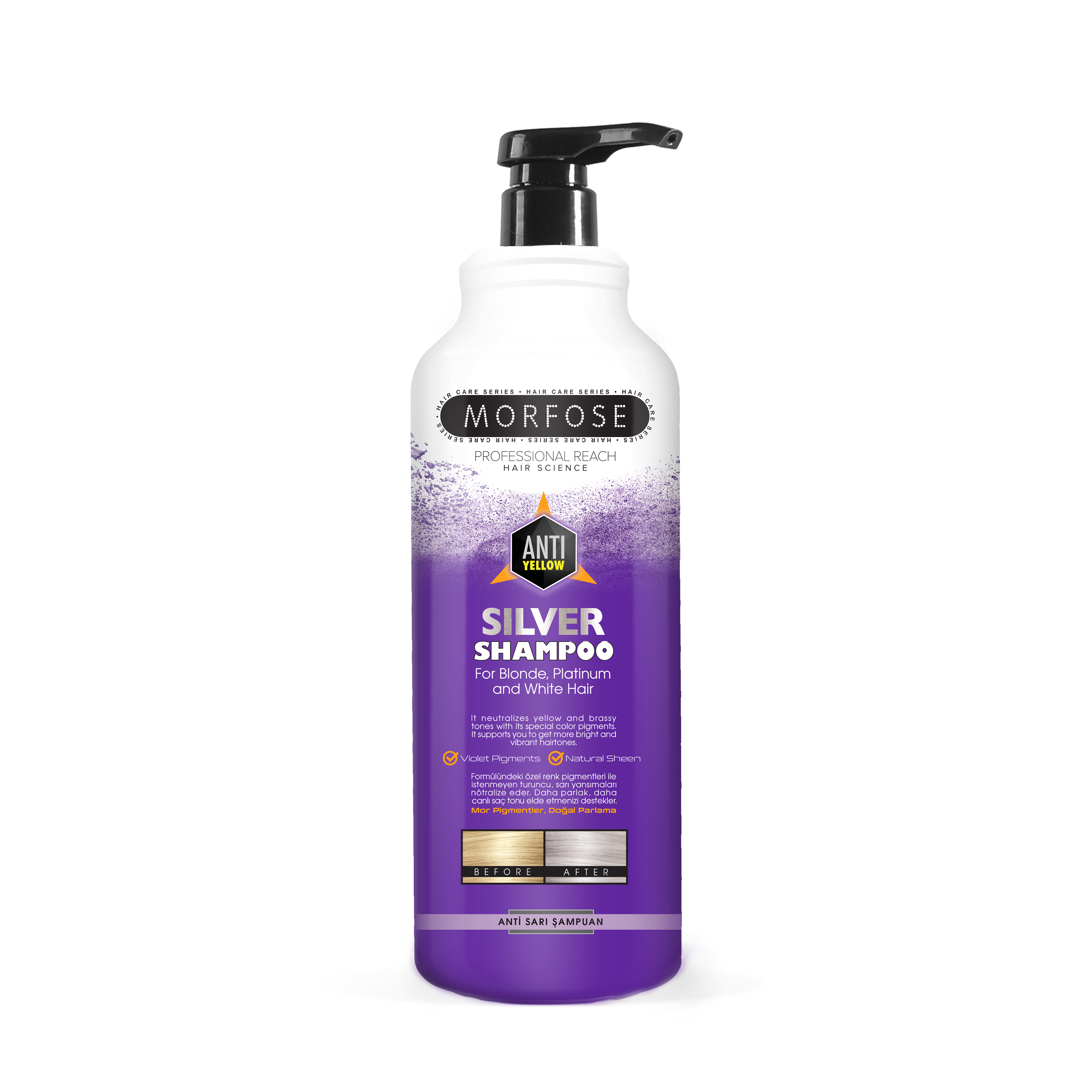 Morfose Silver Hair Shampoo 1000ml