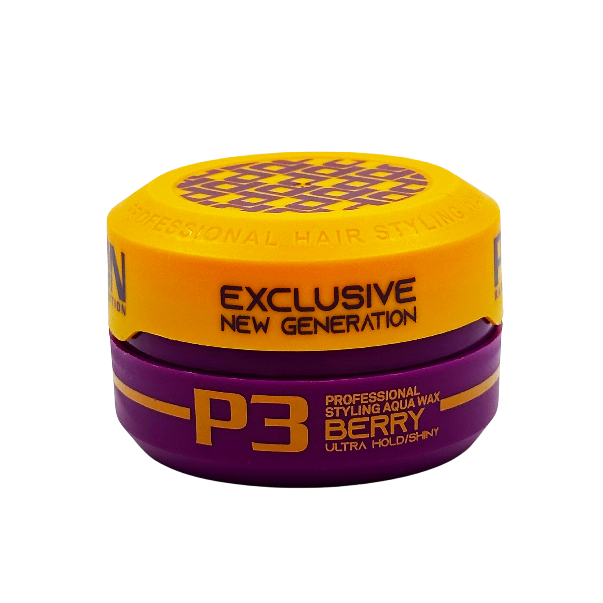 PION Hair Styling Wax 150ml - P3 - Aqua Wax - Berry (Ultra Hold)
