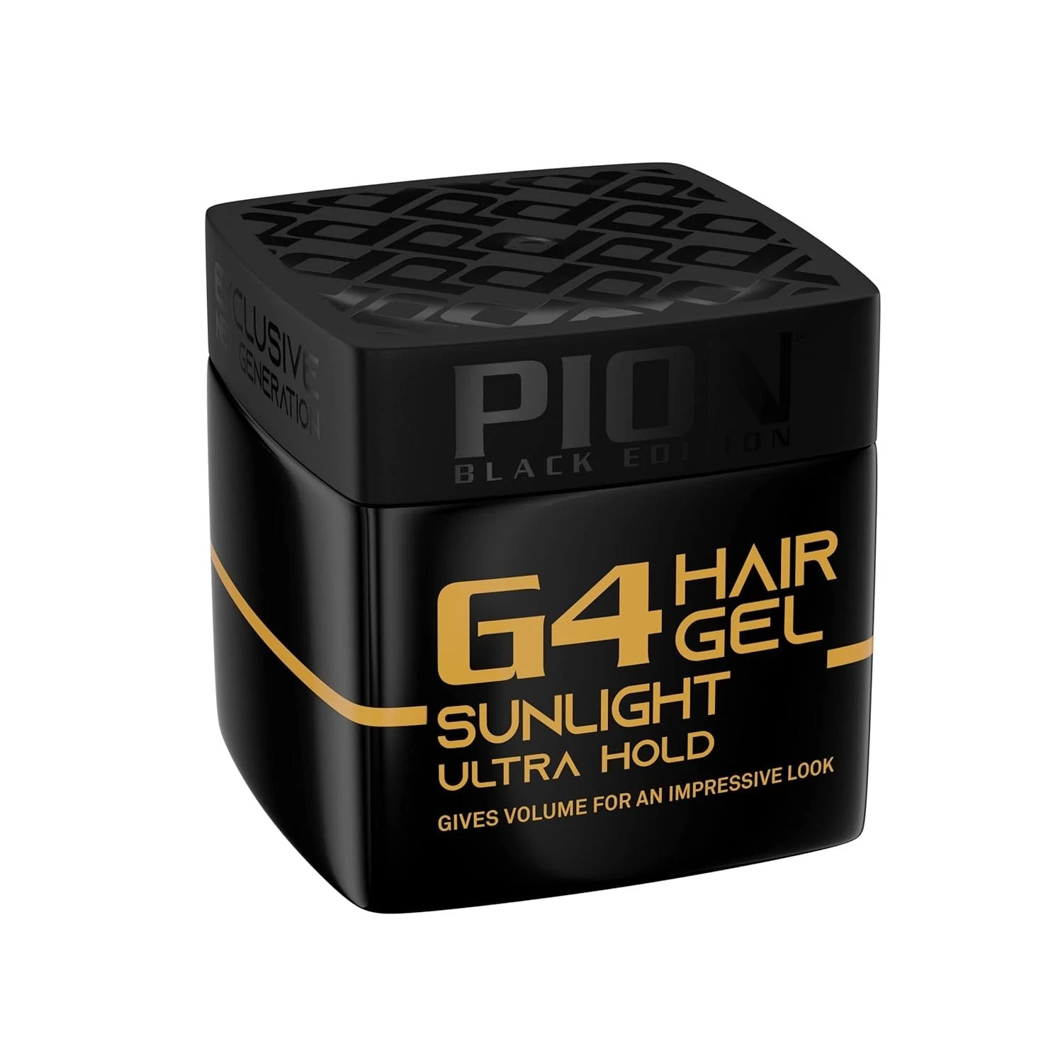 PION BLACK EDITION Hair Styling Gel - G4 - 320ml - Sunlight (Ultra Hold)