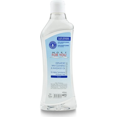 More For You Depilatory Wax Cleaning & Massage Oil 490ml