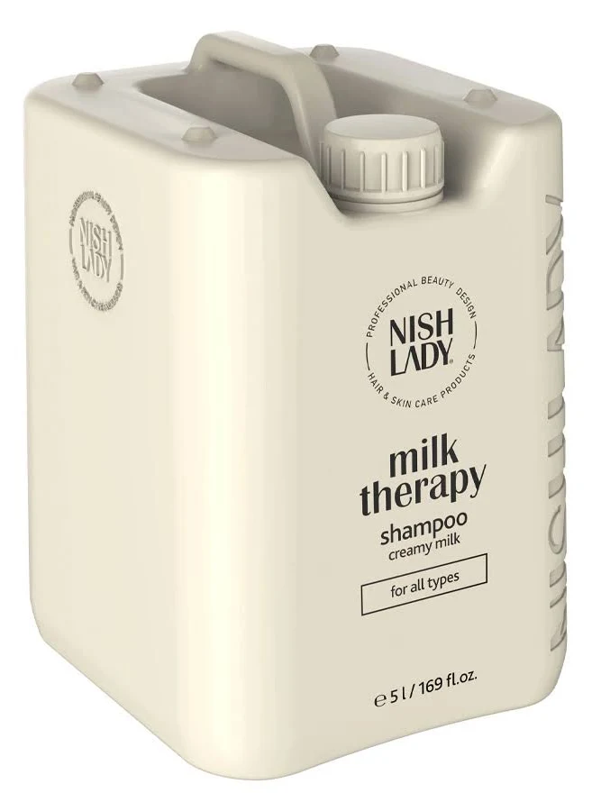 Nishlady - Milk Therapy Shampoo Creamy Milk 5000ml