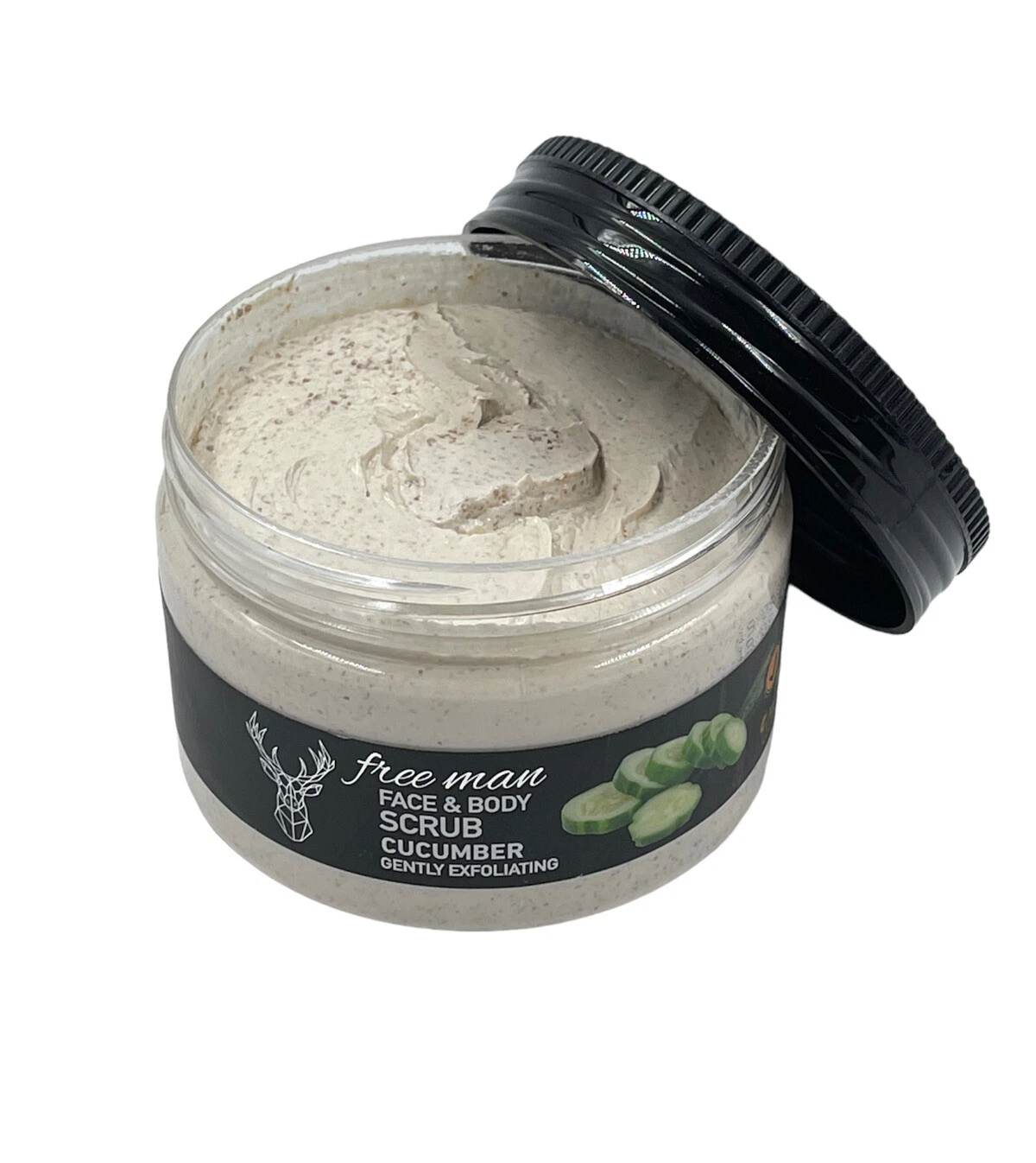 Free Man Cucumber Face & Body Scrub 300ml