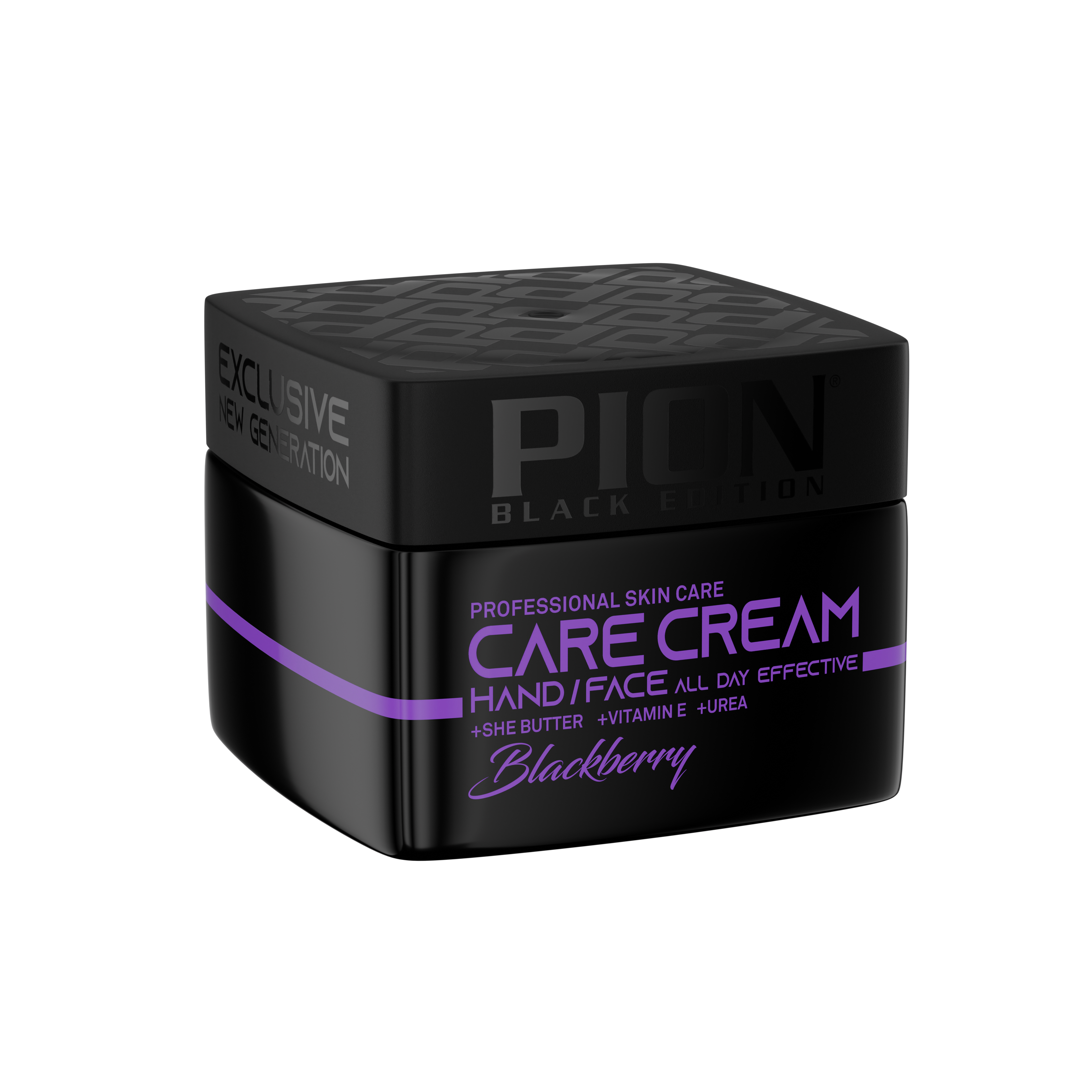 PION BLACK EDITION Hand & Face Cream 240ml - Blackberry