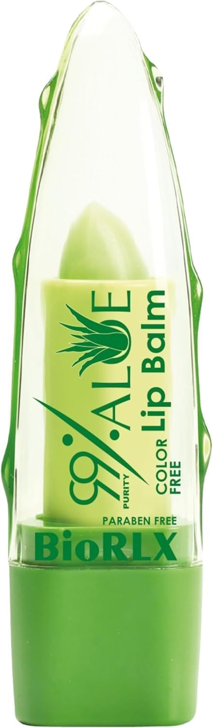 BioRLX 99% Aloe Vera Lippenbalsam – beruhigend, parabenfrei & ohne Farbstoffe