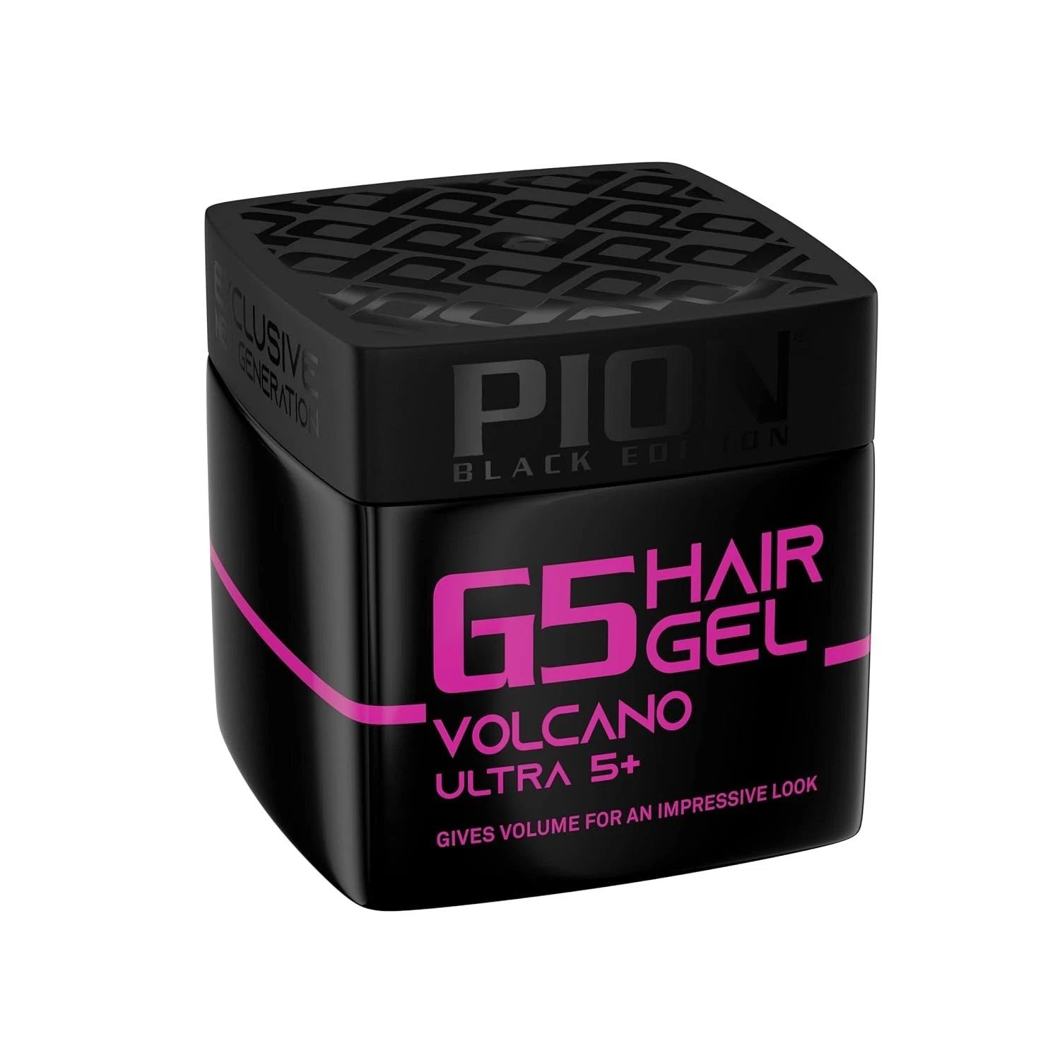 PION BLACK EDITION Hair Styling Gel - G5 - 320ml - Volcani (Ultra 5+)
