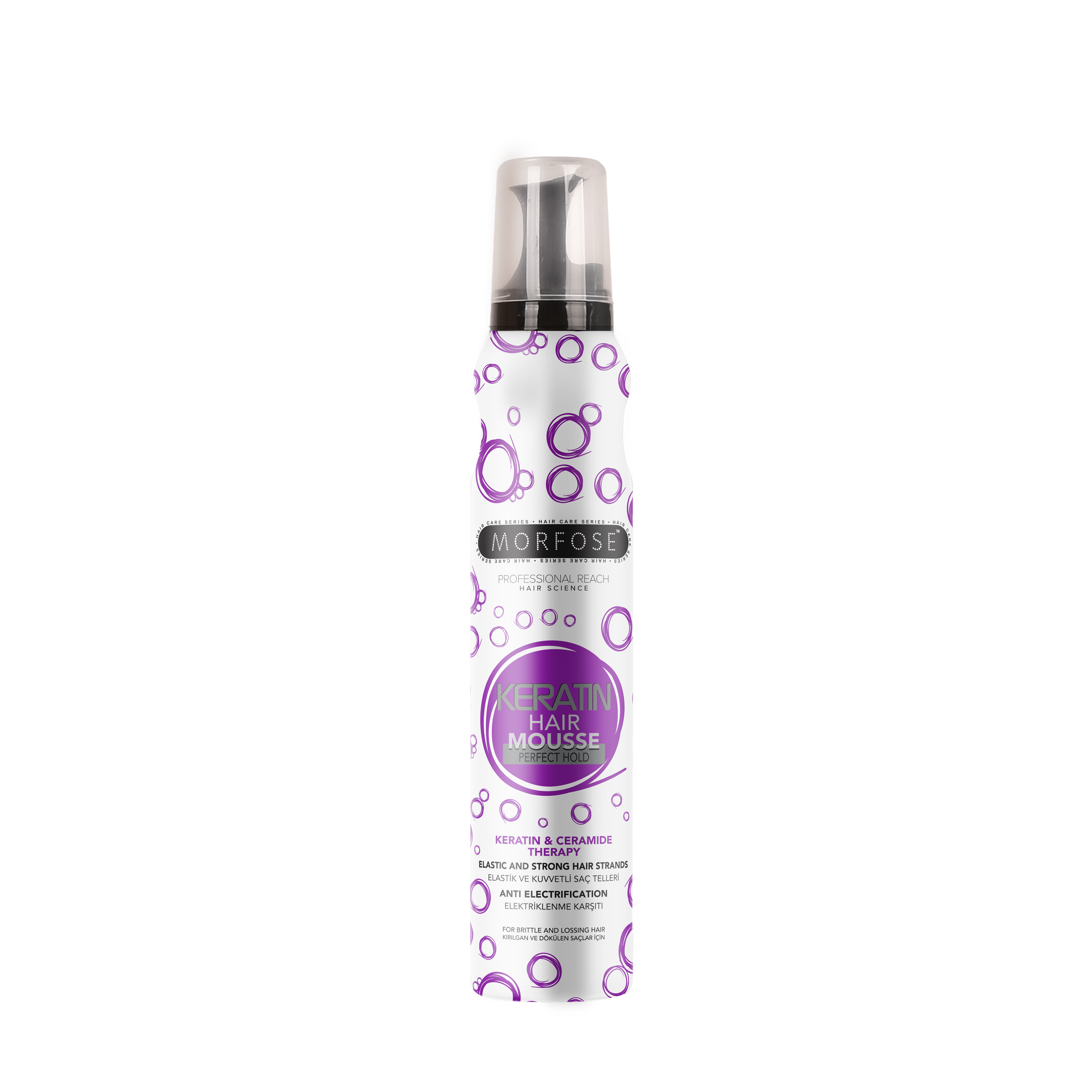 Morfose Keratin Perfect Hold Hair Mousse 200ml
