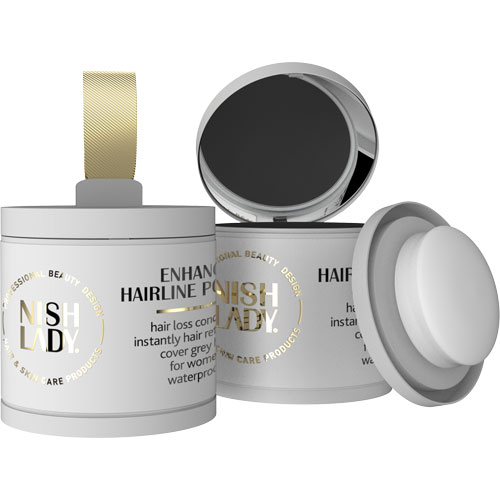 Nishlady - Enhance Hairline Powder 10g - Black