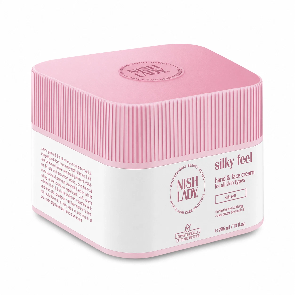 Nishlady - Silky Feel - Hand & Face Cream - Skin Soft 275ml
