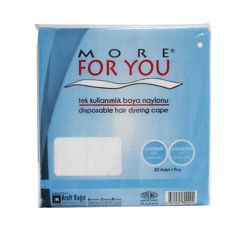 More For You Disposable Hair Dyeing Cape 30pcs