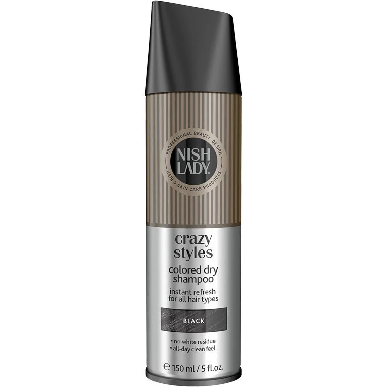 Nishlady - Colored Dry Shampoo 150 ml - Black
